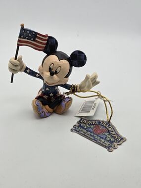 Jim Shore Disney Mickey Mouse Figurine in Red, Blue and Cream